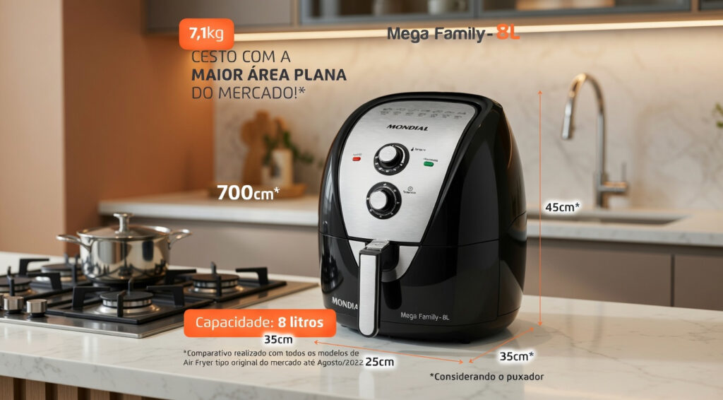 melhor air fryer mondial
