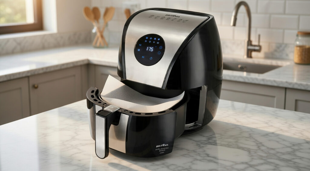 papel manteiga na air fryer