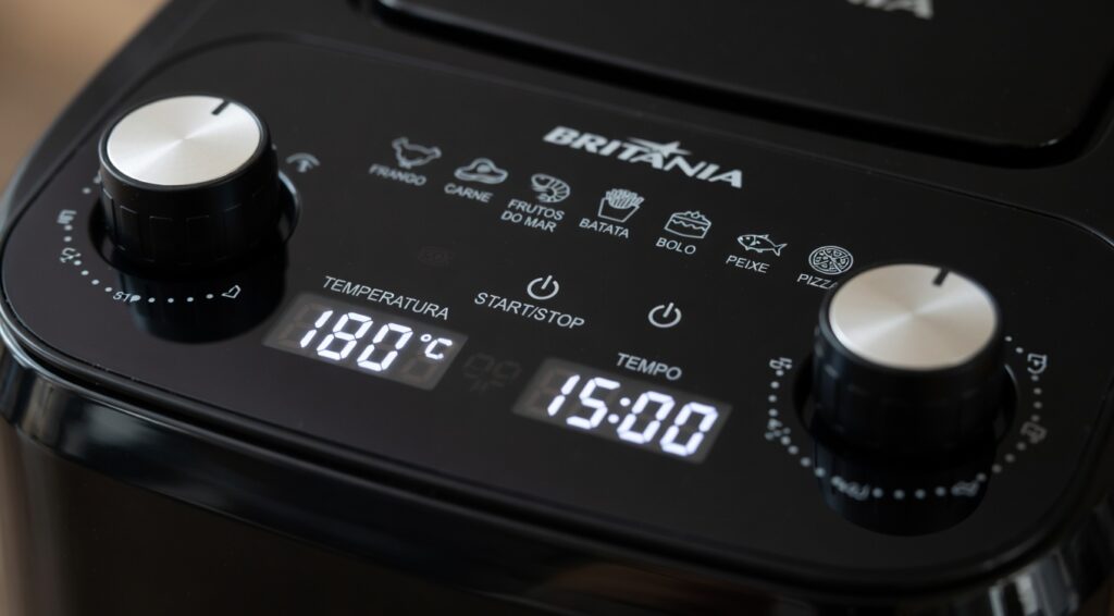 Painel digital de Air Fryer 3 litros
